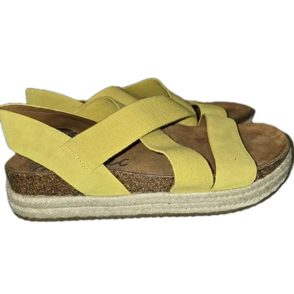 Zodiac Women's Savannah Platform Slingback Sandals 6.5